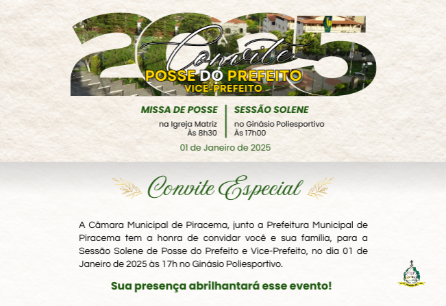 Você é nosso convidado especial para a Posse 2025!