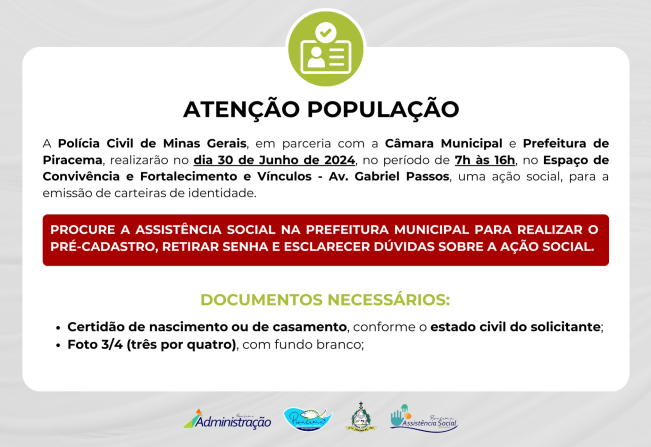 ATENÇÃO POPULÇÃO!